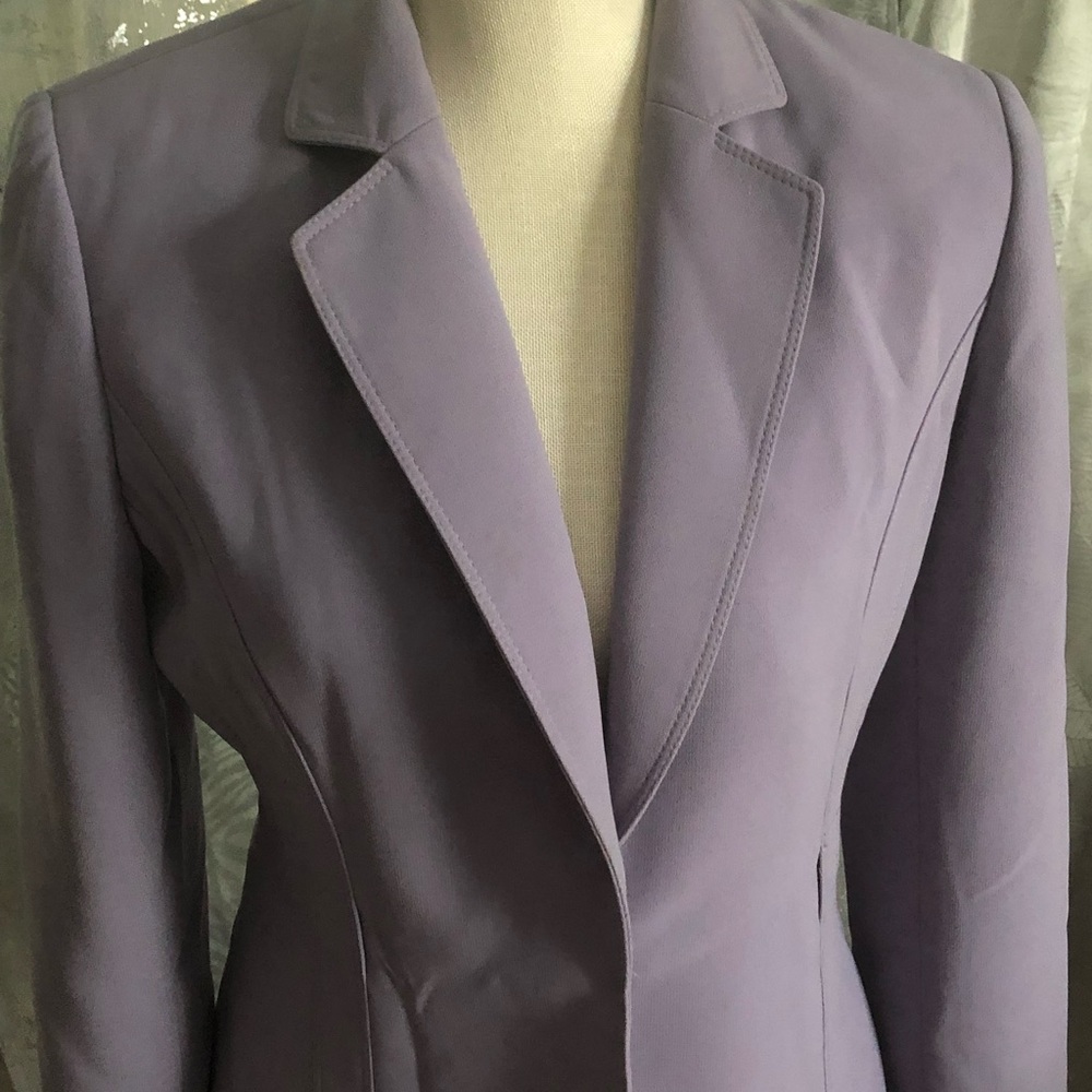 Lavender Waistline Complementing Blazer